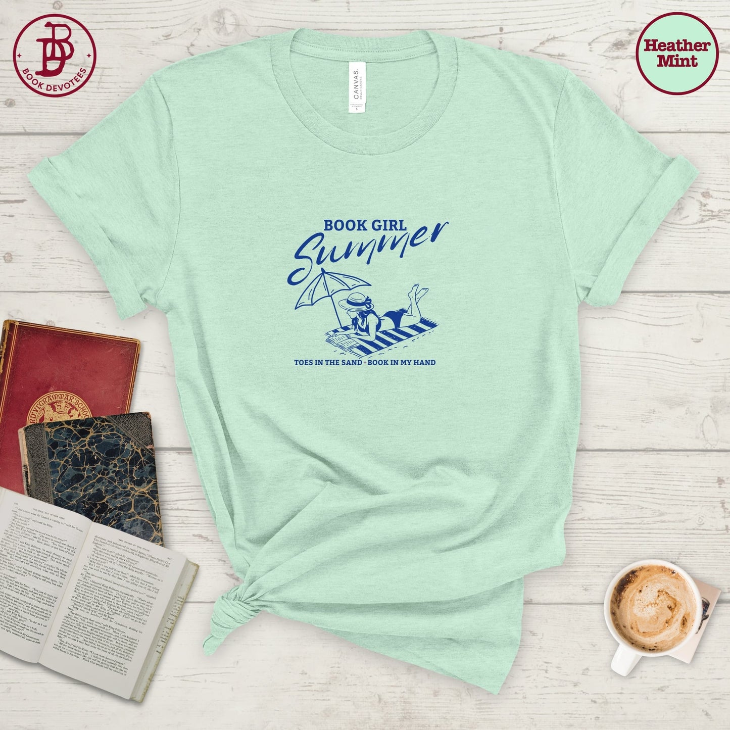 Book Girl Summer Sand Tee