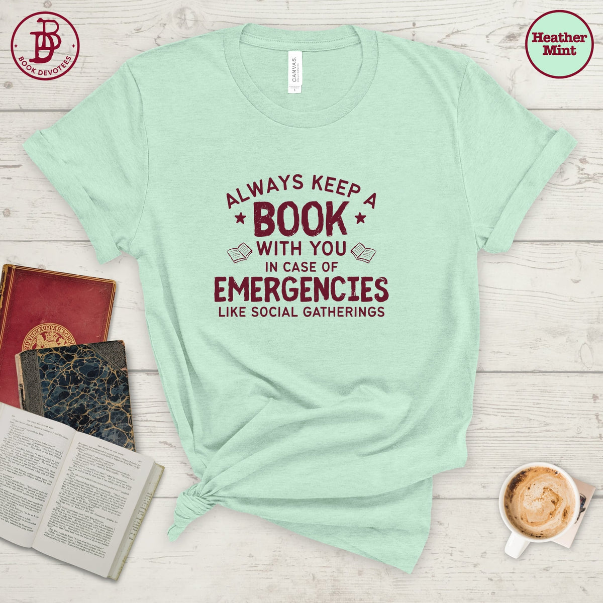 Book In Case of Emergencies Tee