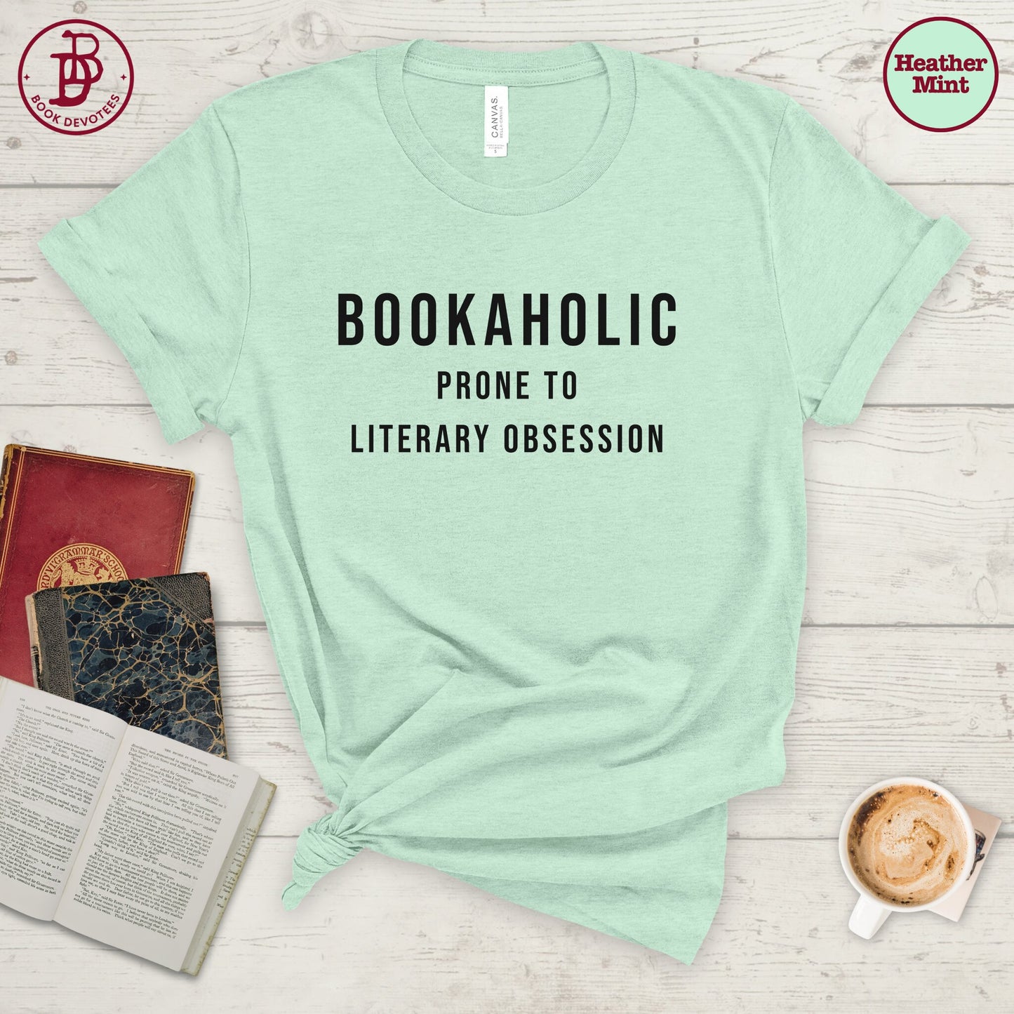 Bookaholic Literary Obsession Tee