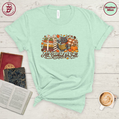 Booked for Fall Kitty Tee