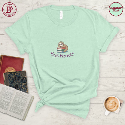 Booktrovert Sloth Tee