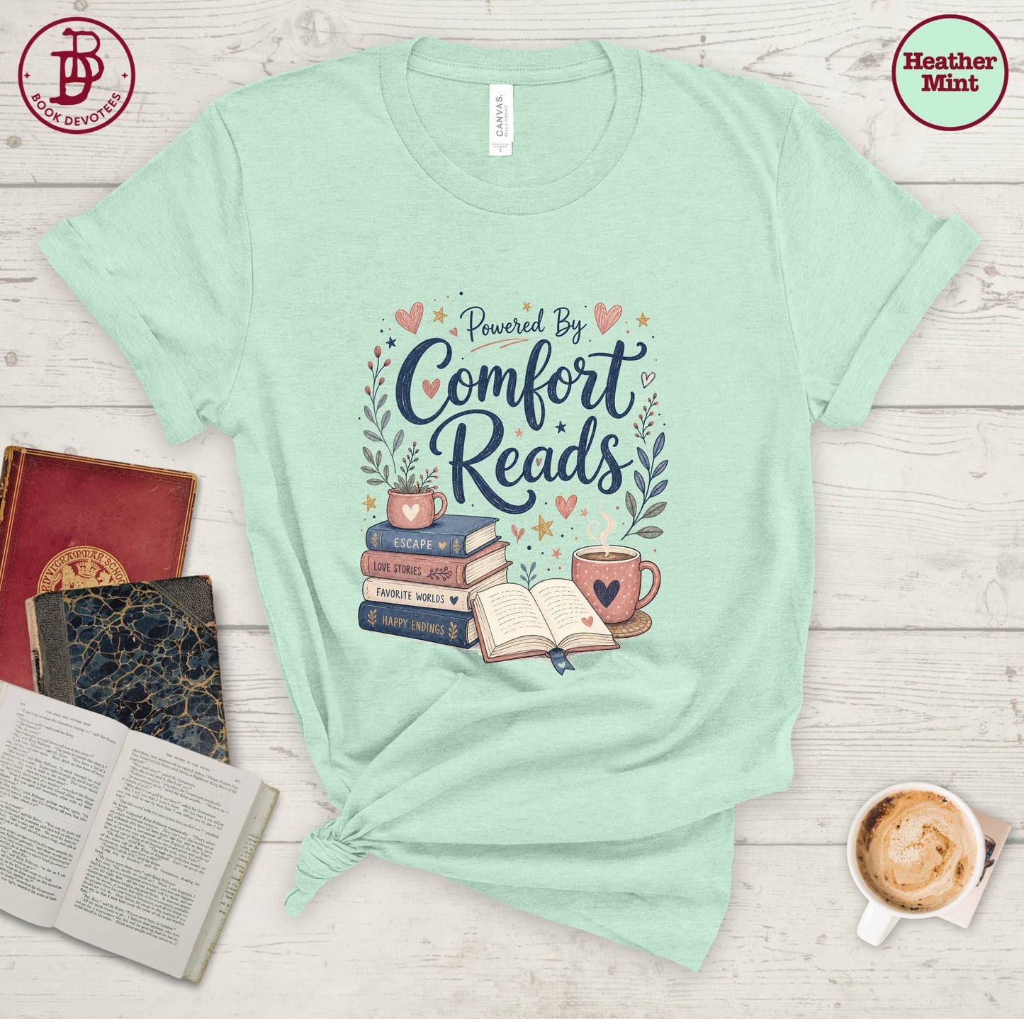 Comfort Reads Art Tee