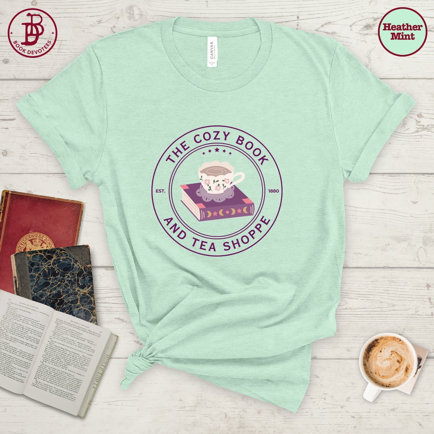 Cozy Book Tea Shoppe Tee