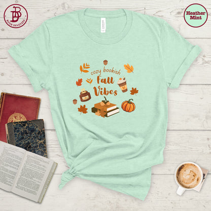 Cozy Bookish Fall Vibes Tee