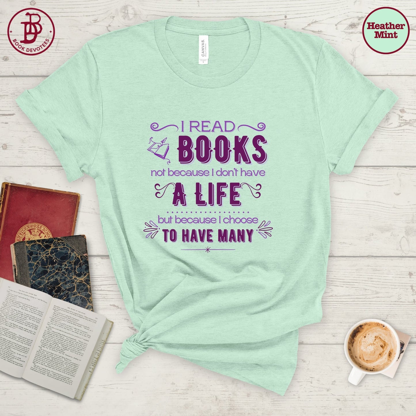 I Read Books Tee