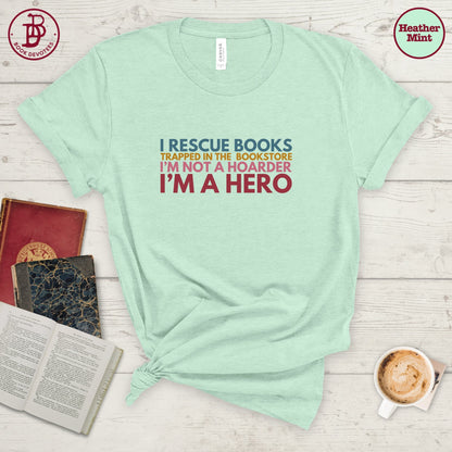 I Rescue Books Tee