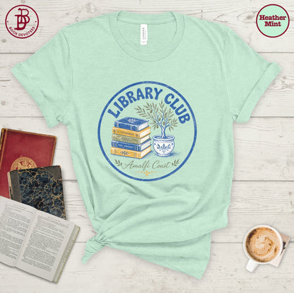 Library Club Amalfi Coast Tee