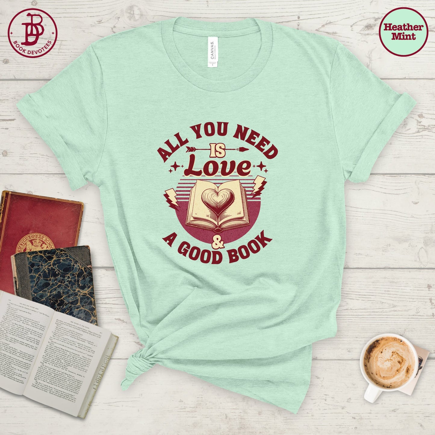 Love and a Good Book Tee