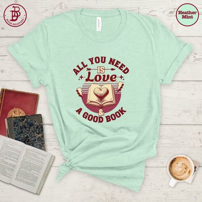 Love and a Good Book Tee