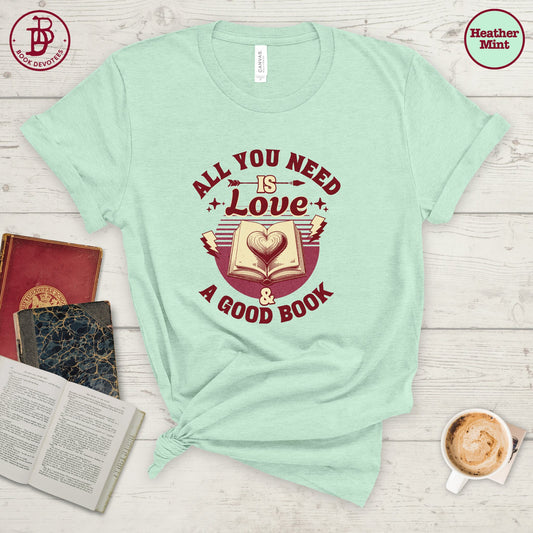 Love and a Good Book Tee