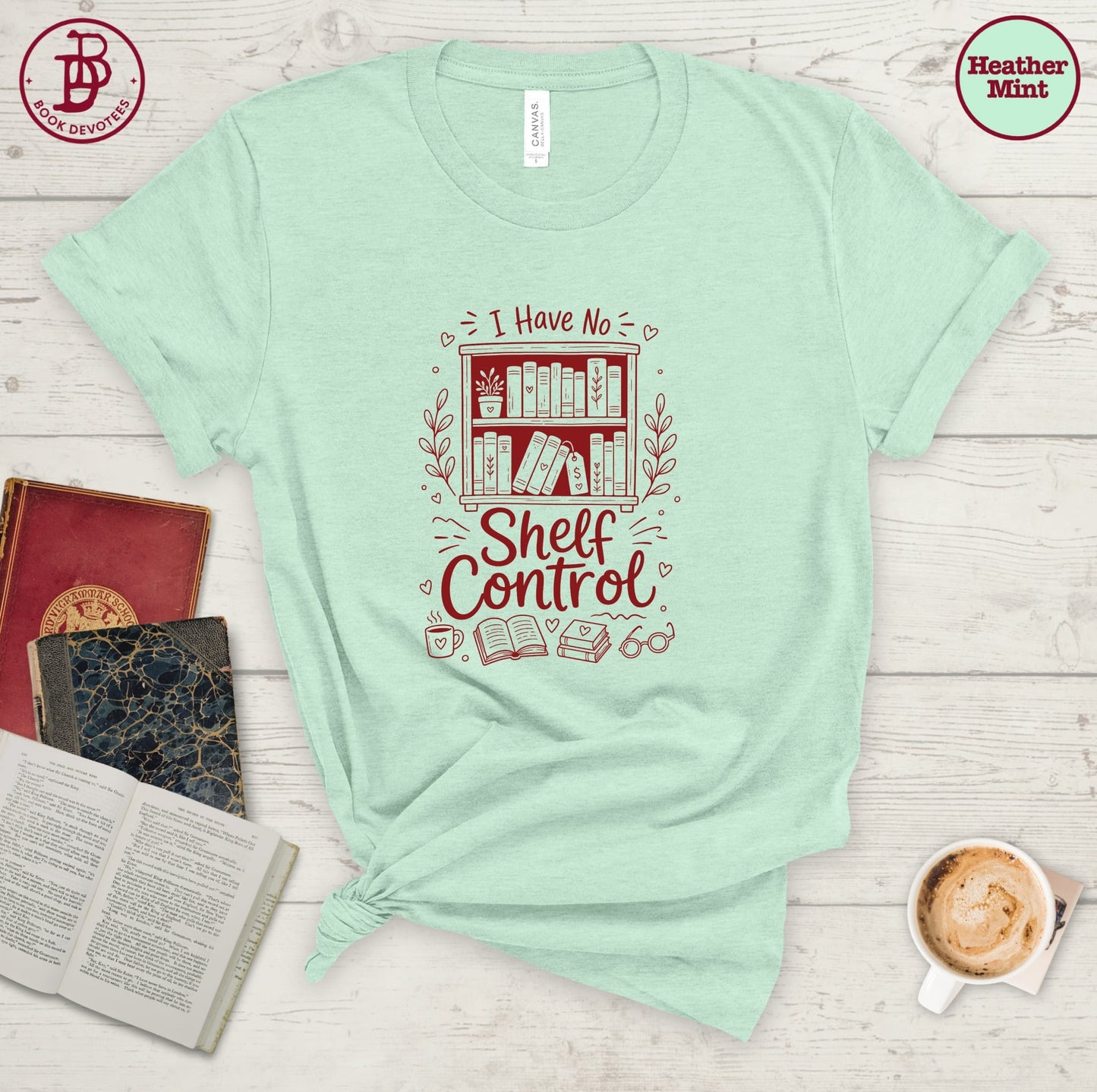 No Shelf Control Art Tee
