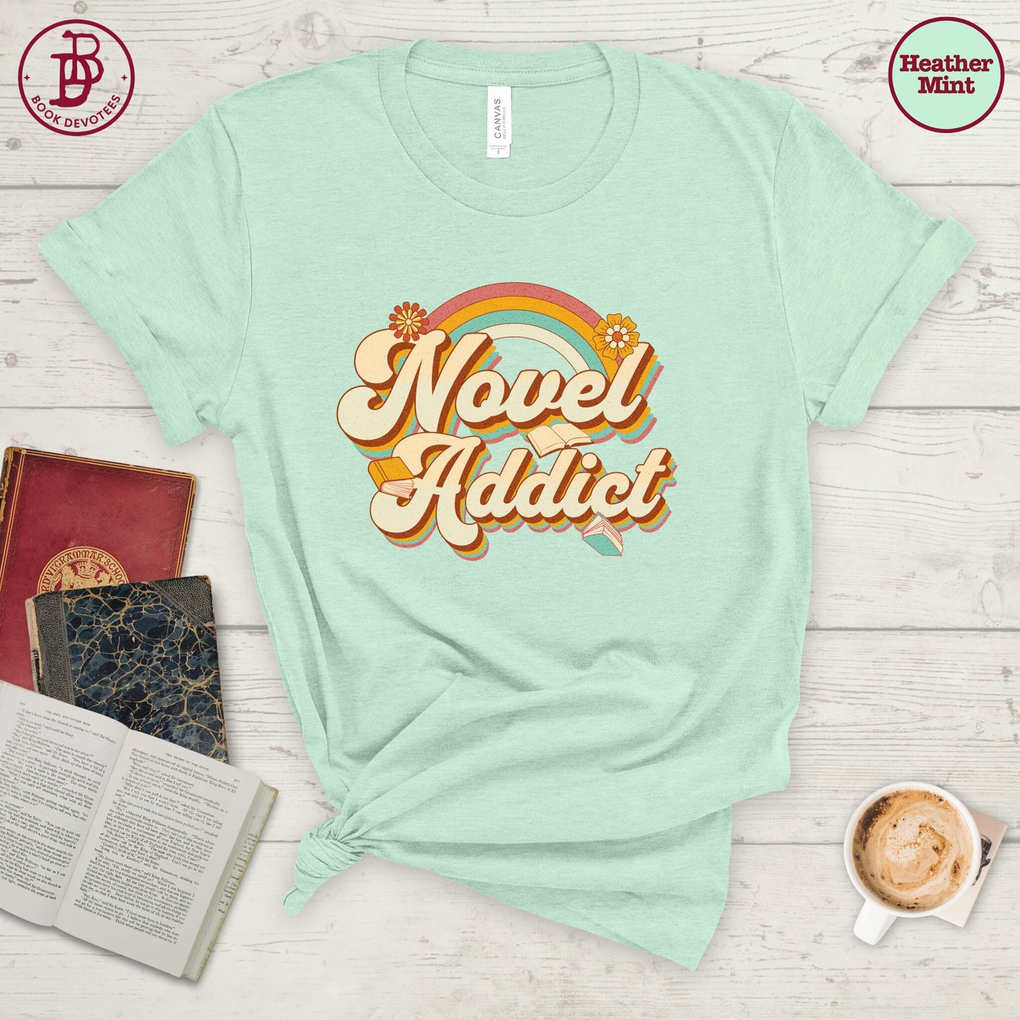 Novel Addict Retro Tee