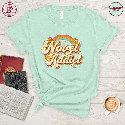 Novel Addict Retro Tee