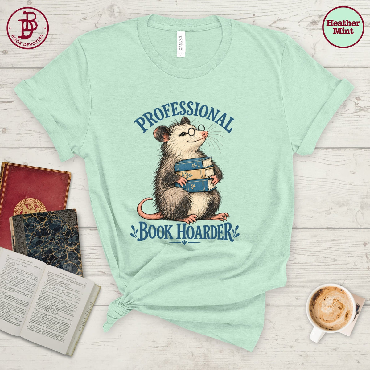 Professional Book Hoarder Tee