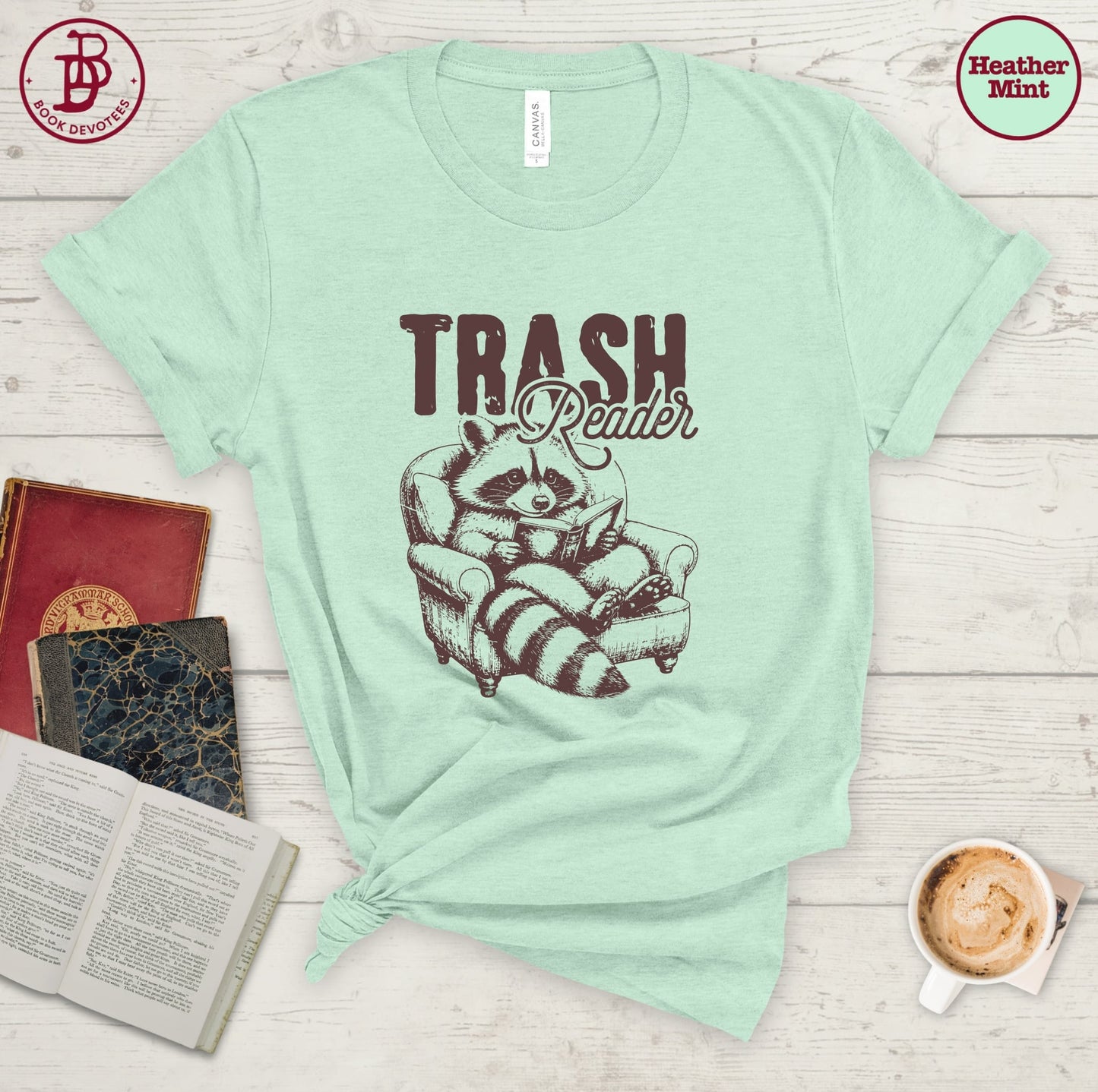 Trash Reader Racoon Tee