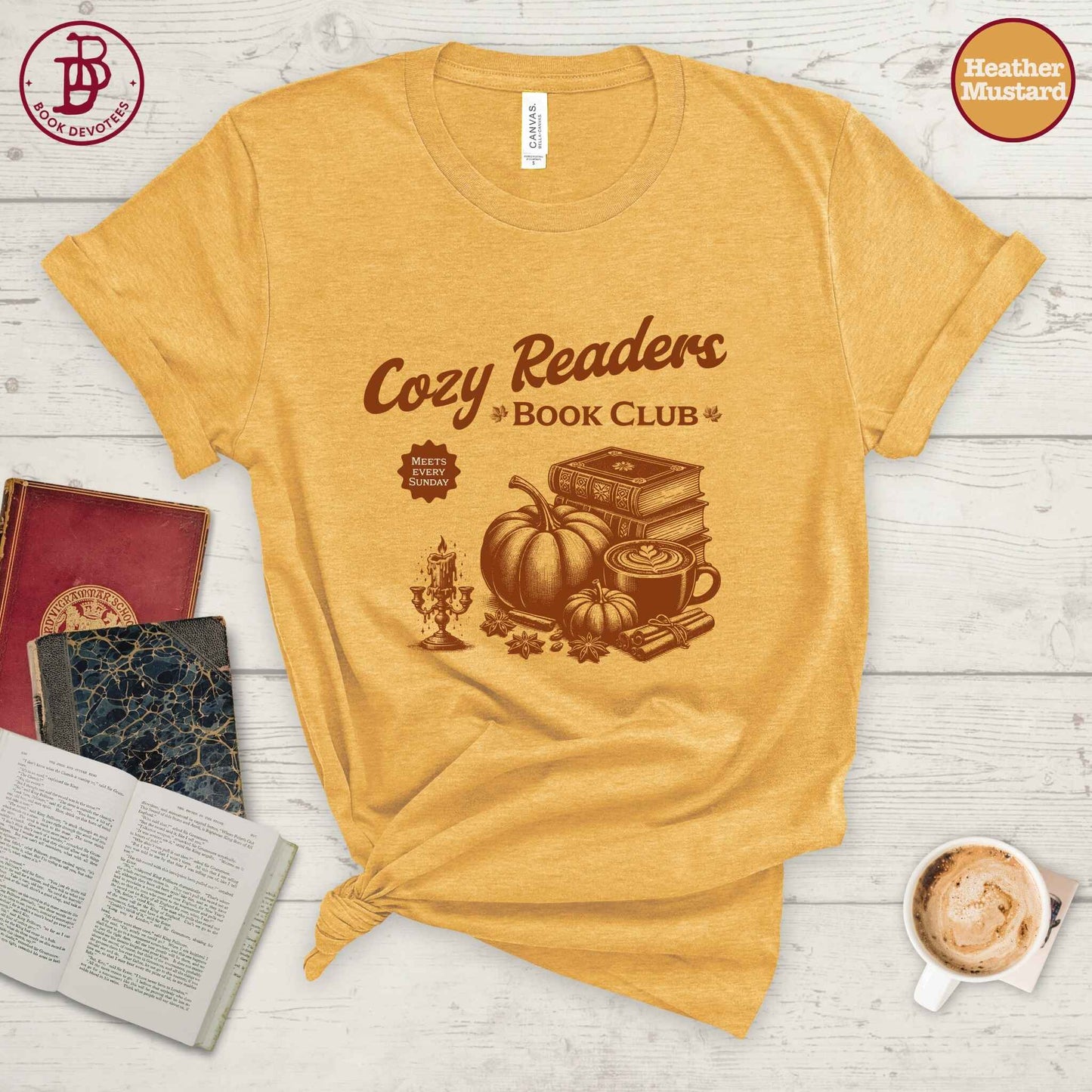 Cozy Readers Book Club Tee