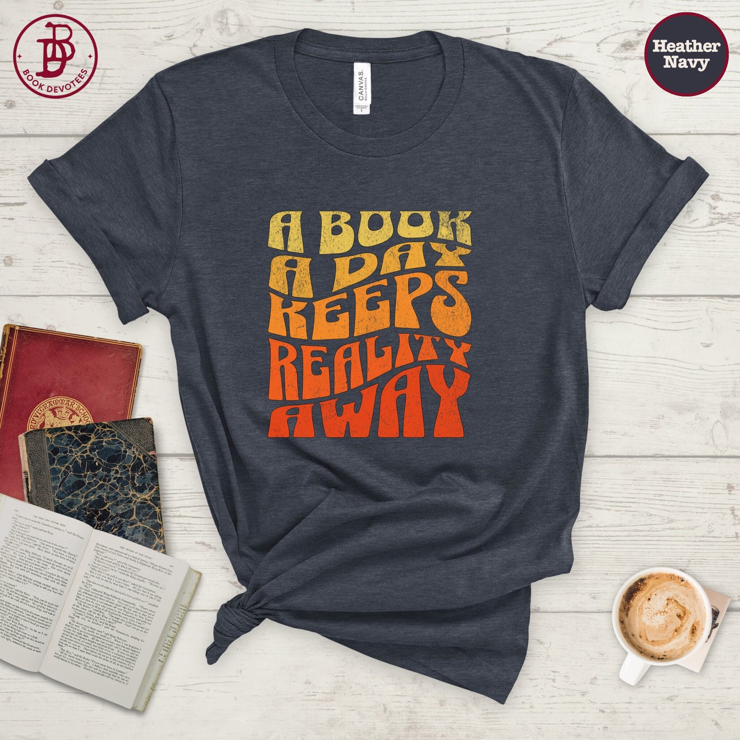 Book A Day Retro Tee