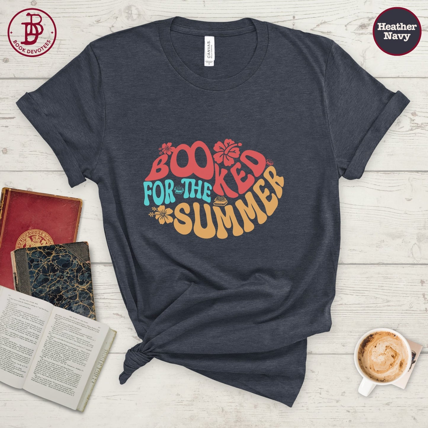 Booked for Summer Retro Tee