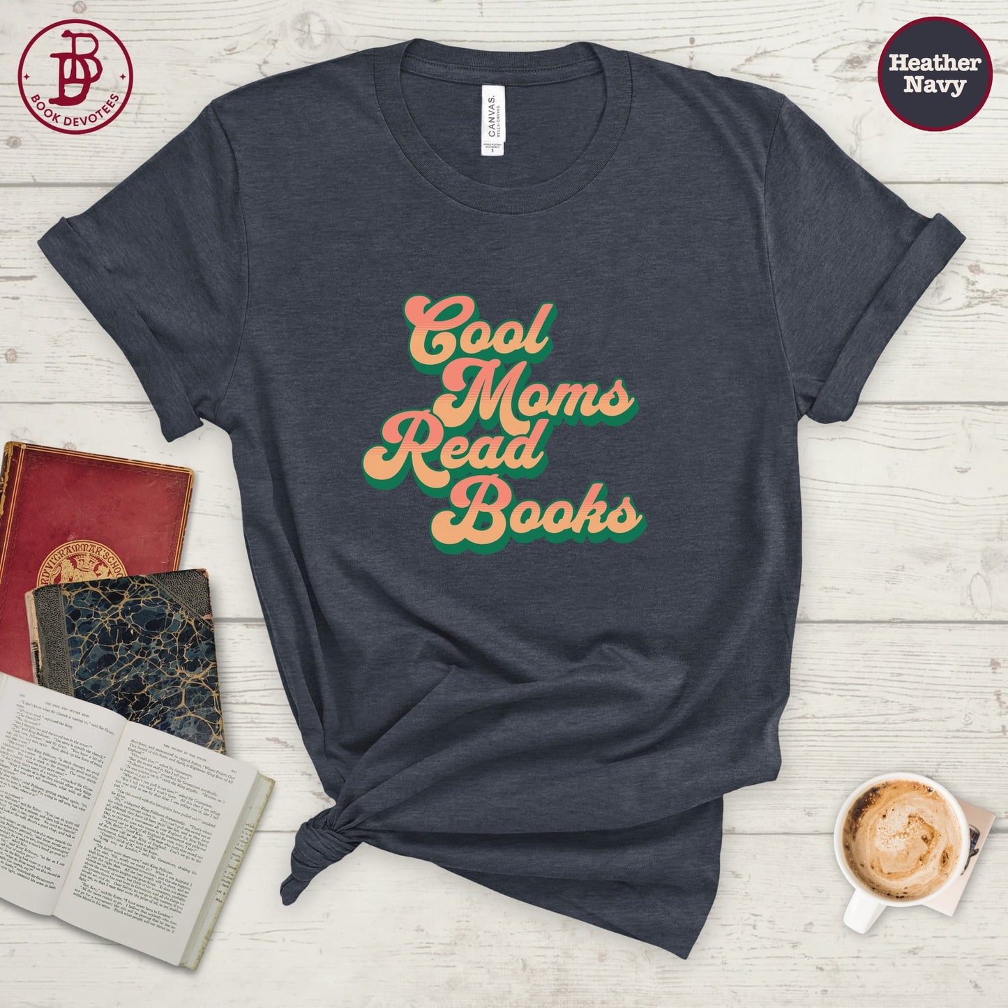 Cool Moms Read Retro Tee
