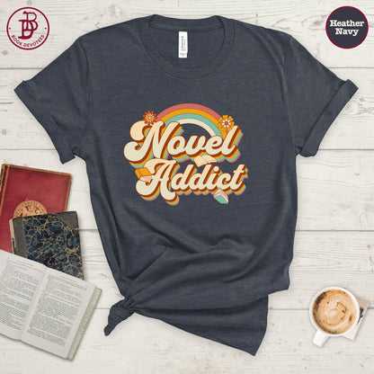 Novel Addict Retro Tee