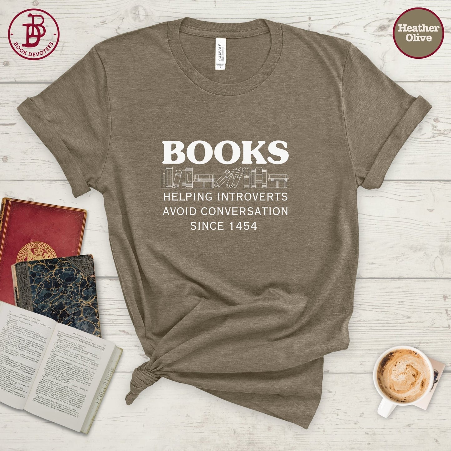 Books Helping Introverts Tee