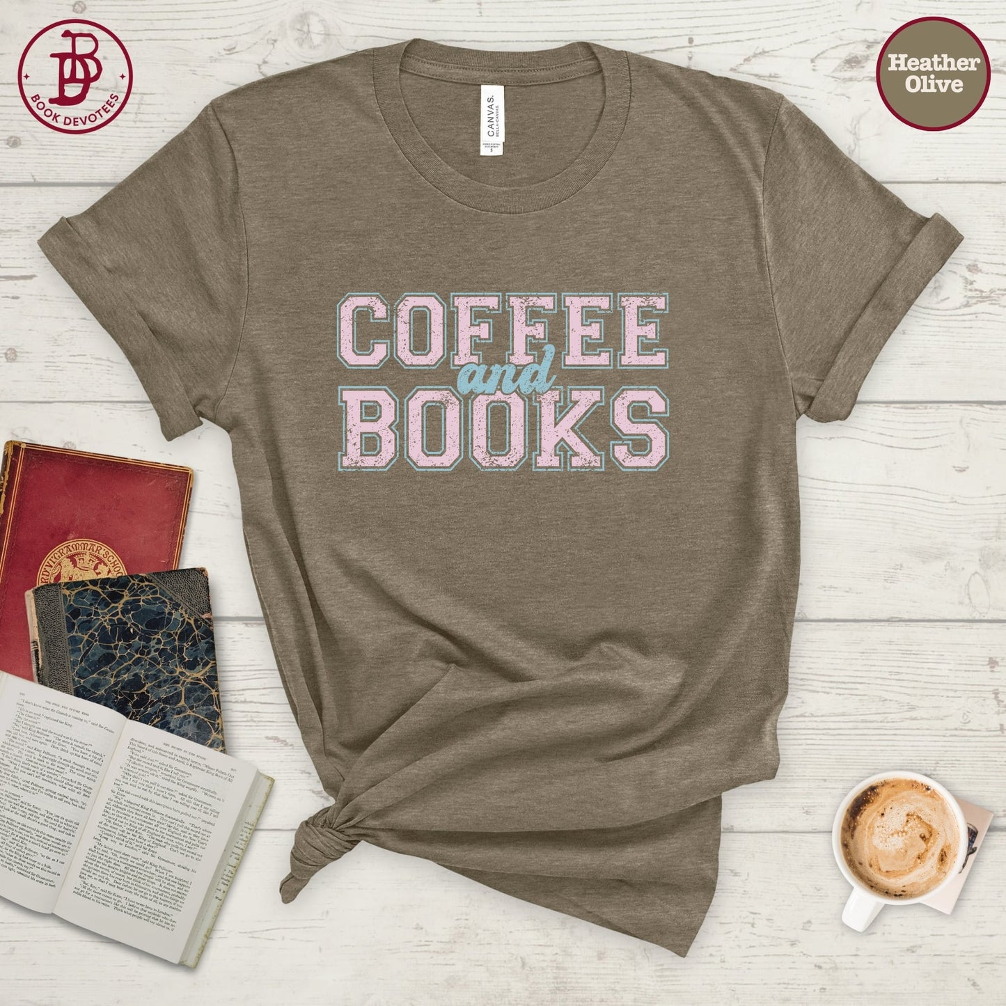 Coffee and Books Tee