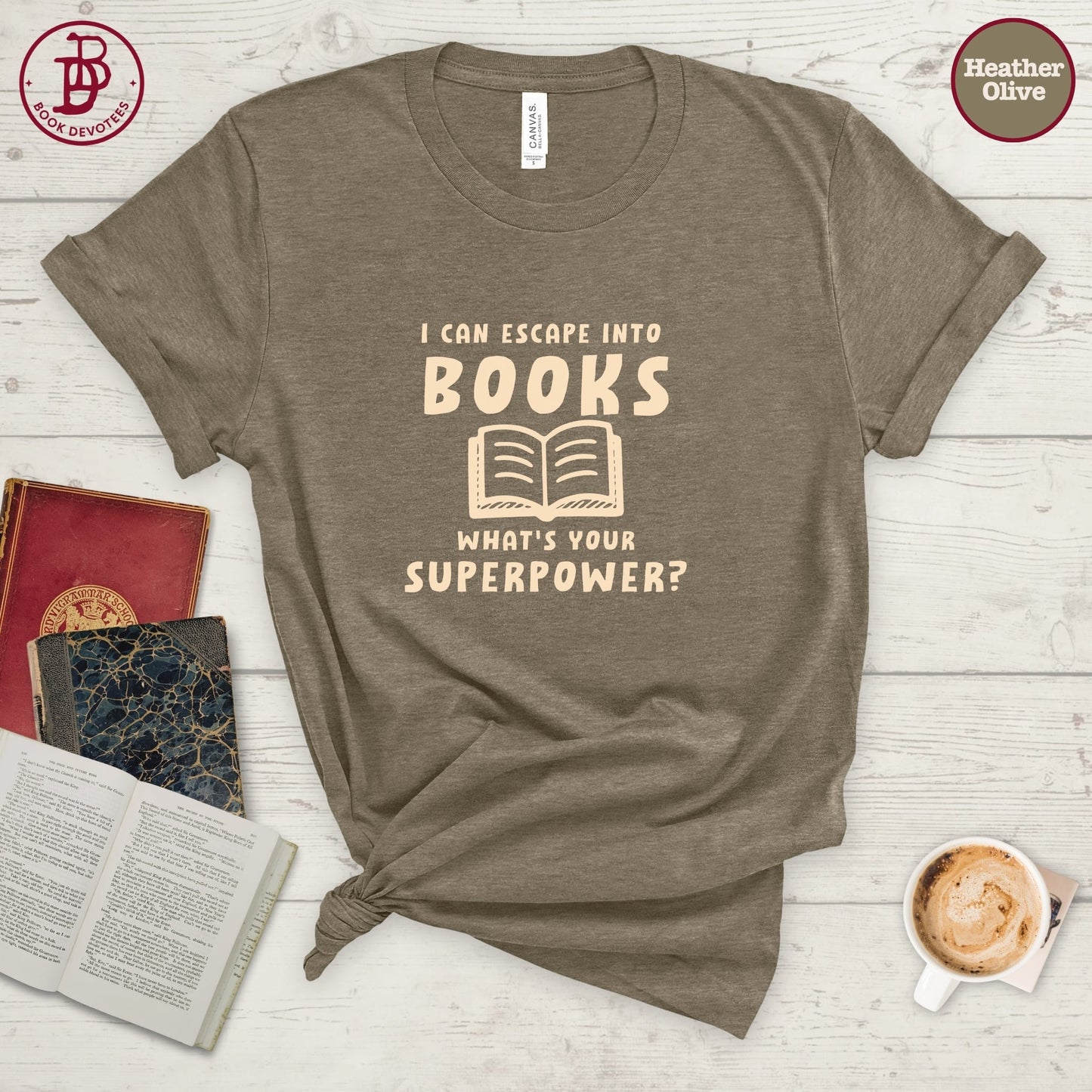 Escape Into Books Tee
