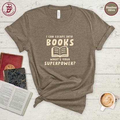 Escape Into Books Tee