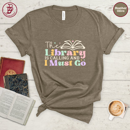 Library is Calling Tee