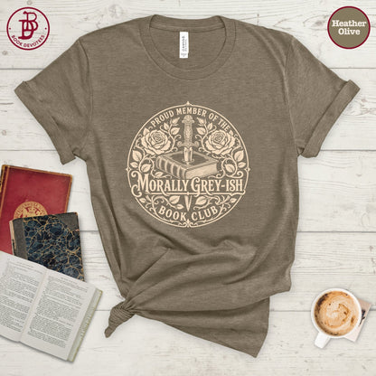 Morally Greyish Book Club Tee