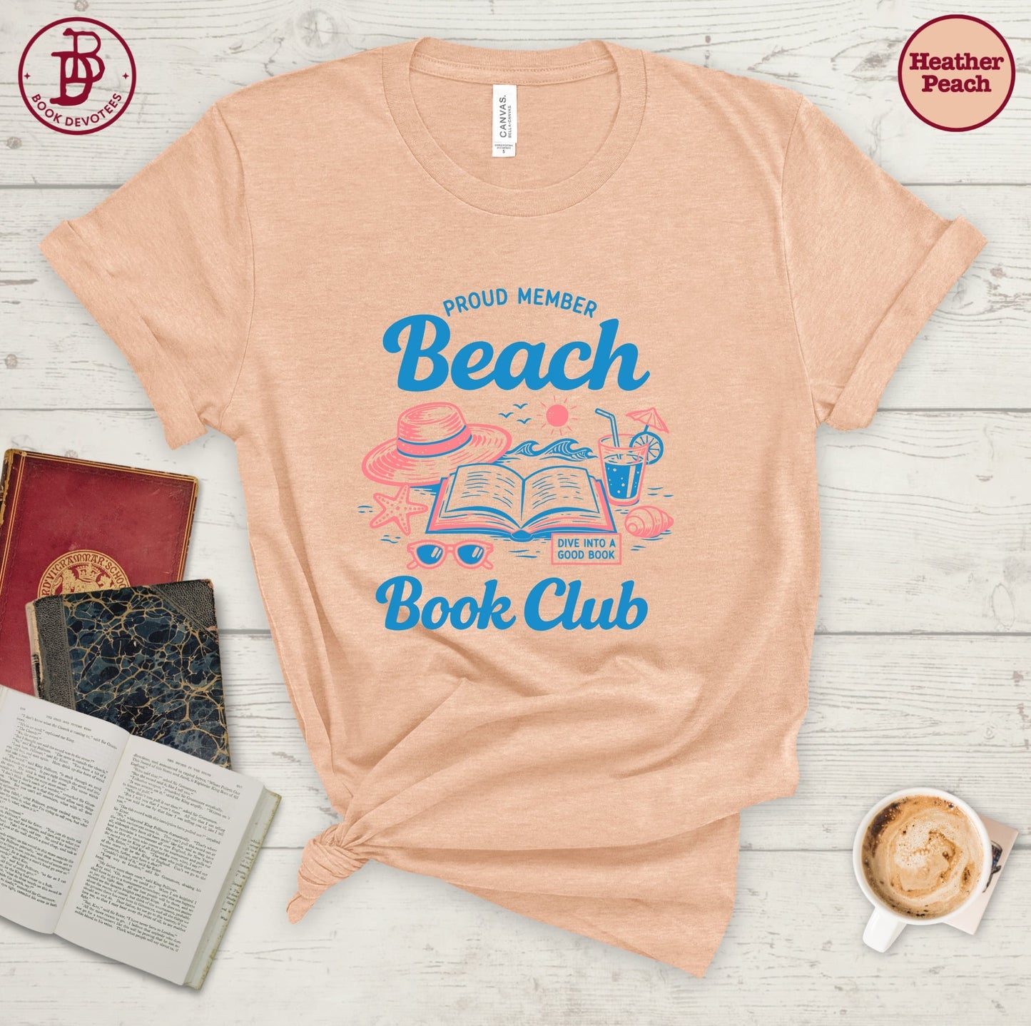 Beach Book Club Member Tee