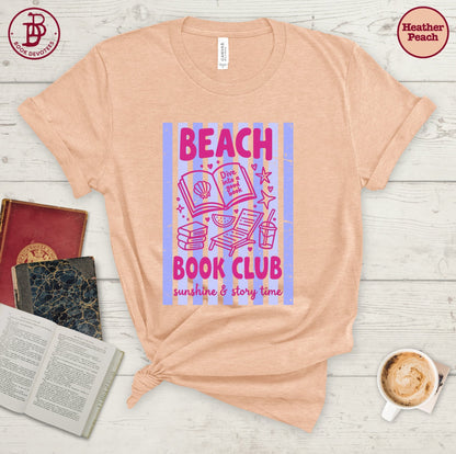 Beach Book Club Stripe Tee