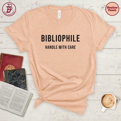 Bibliophile Handle With Care Tee