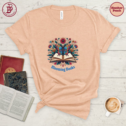 Book Butterfly Blooming Tee
