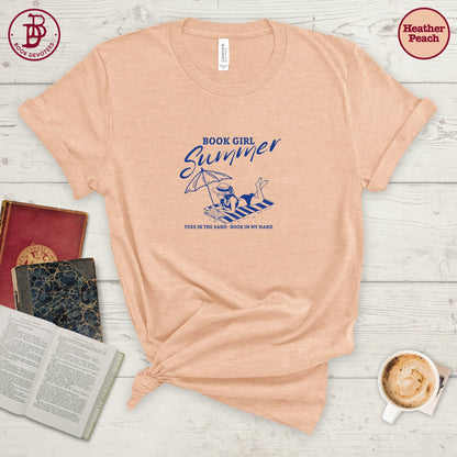 Book Girl Summer Sand Tee