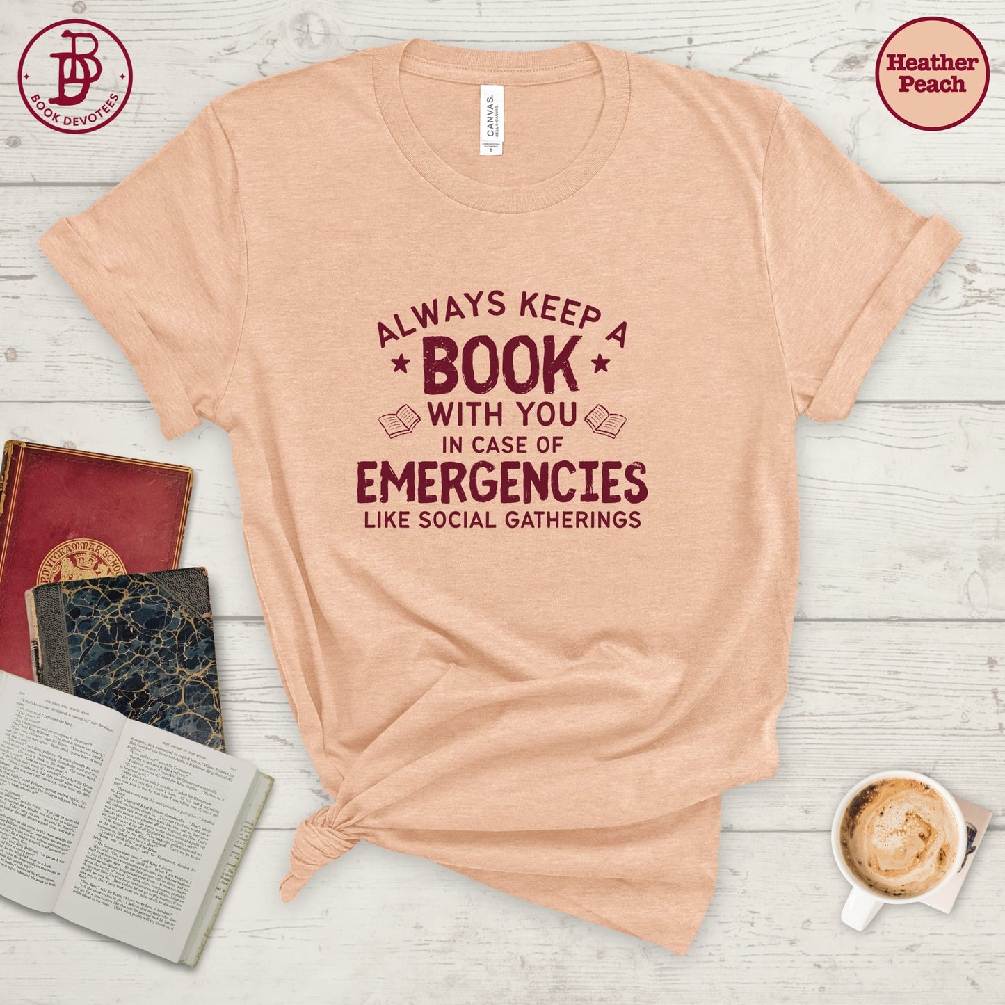Book In Case of Emergencies Tee