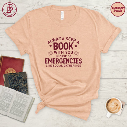 Book In Case of Emergencies Tee