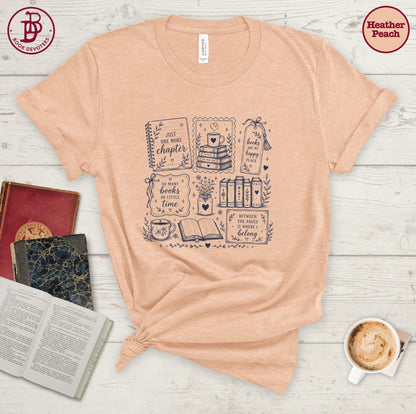 Book Love Stamp Tee