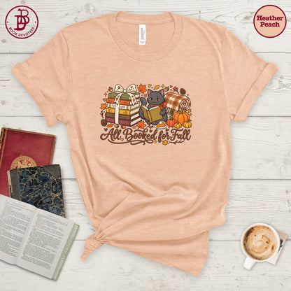 Booked for Fall Kitty Tee
