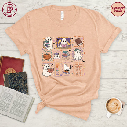 Bookish Ghosts Stamp Tee