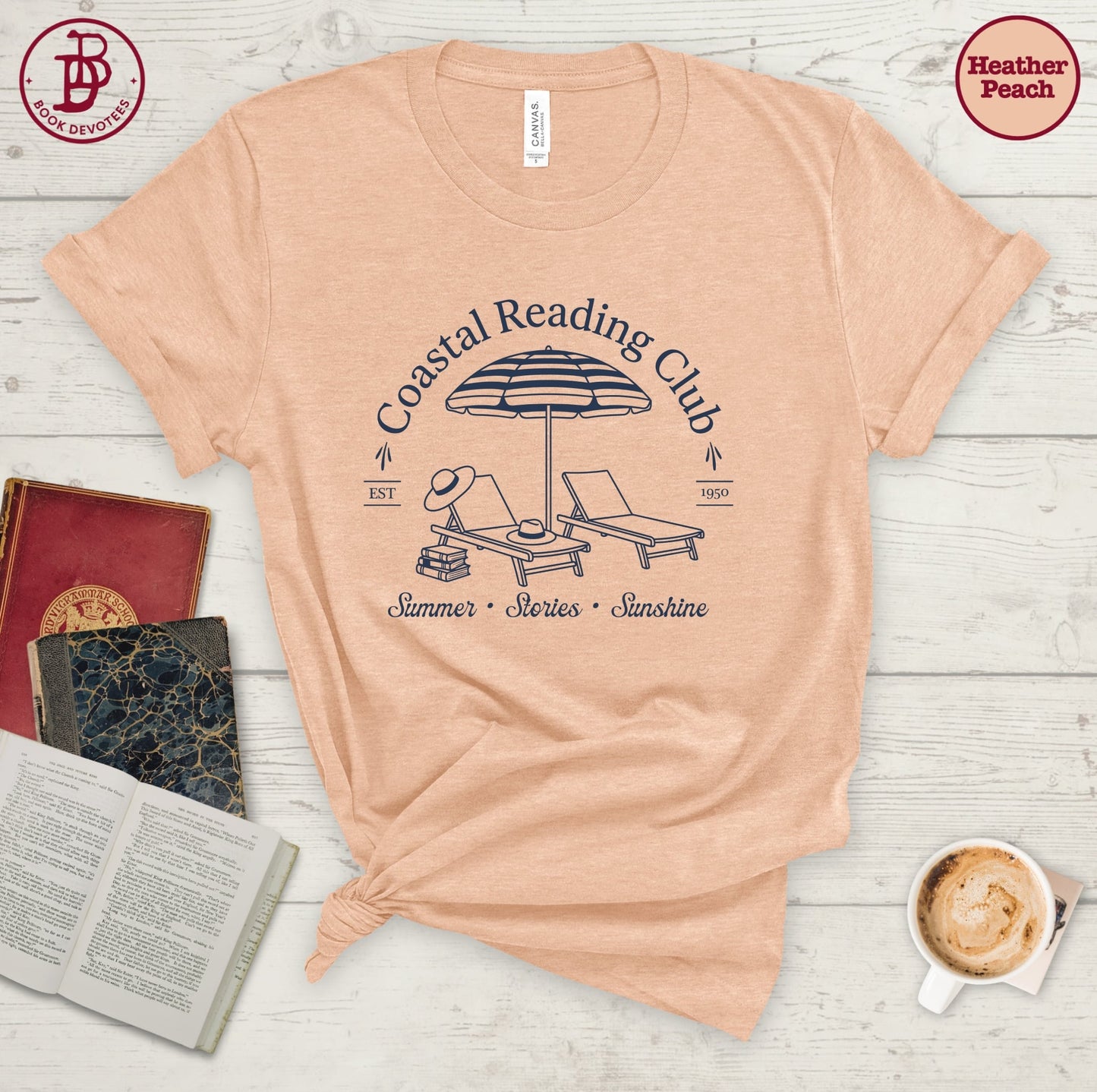 Coastal Reading Club Tee