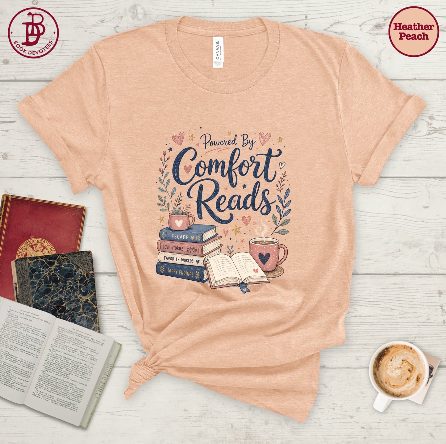 Comfort Reads Art Tee