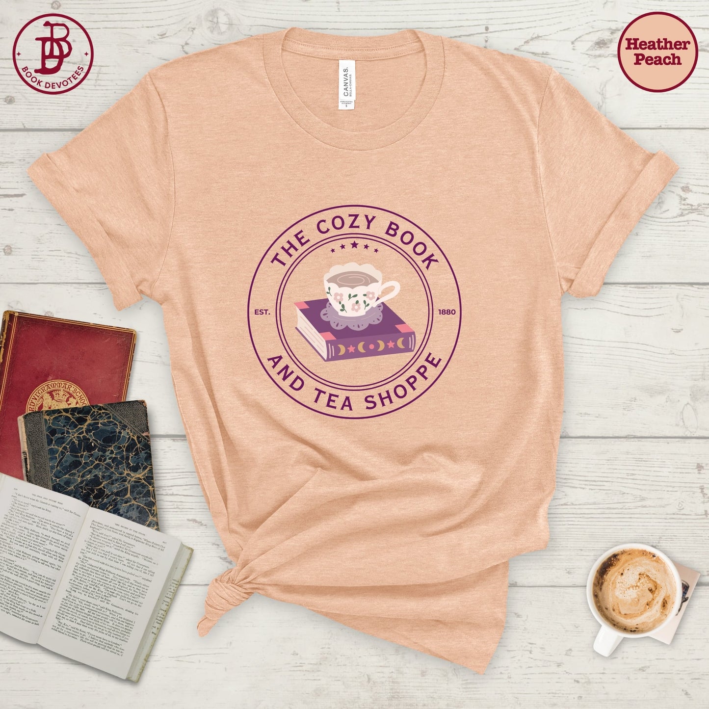 Cozy Book Tea Shoppe Tee