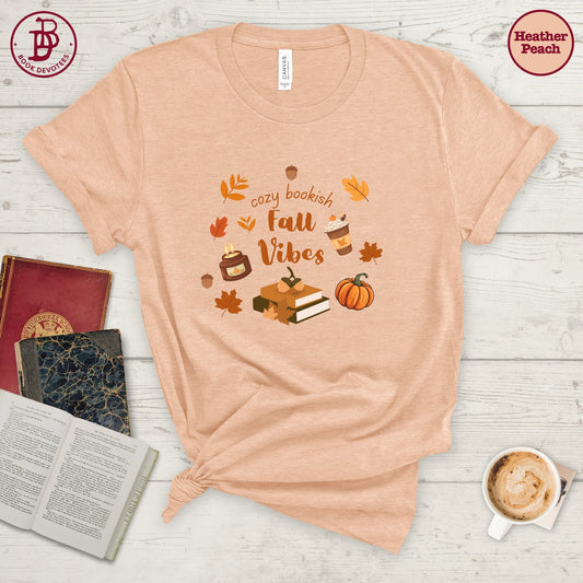 Cozy Bookish Fall Vibes Tee