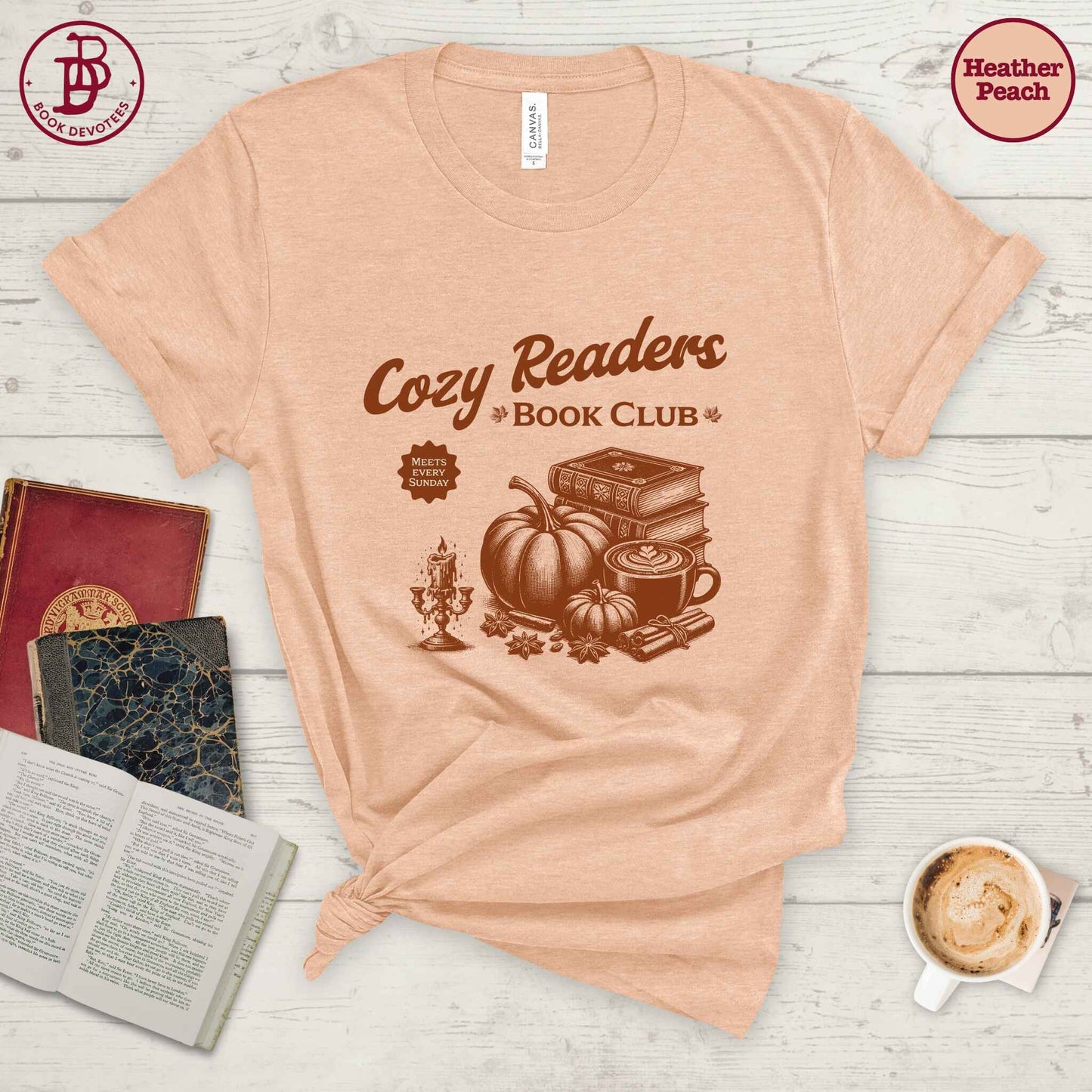 Cozy Readers Book Club Tee