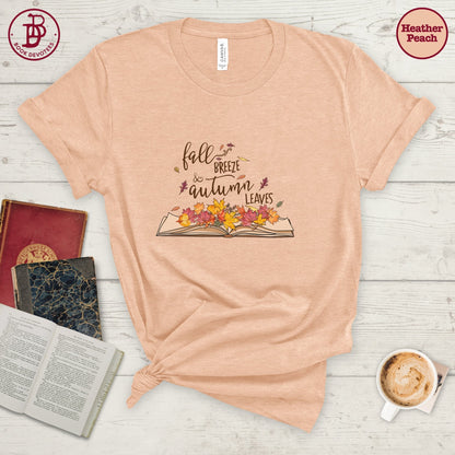 Fall Breeze Autumn Leaves Tee