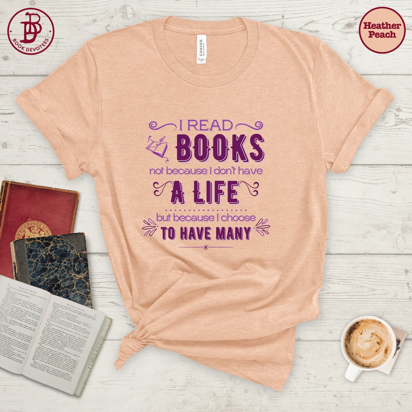 I Read Books Tee