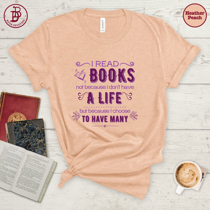 I Read Books Tee