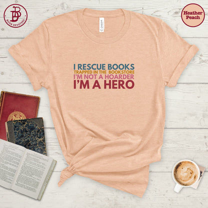 I Rescue Books Tee