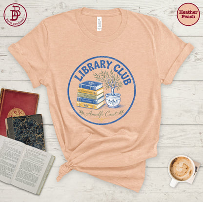 Library Club Amalfi Coast Tee